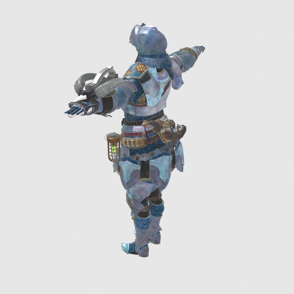 Alloy Armor Female - Monster Hunter World 3D Model