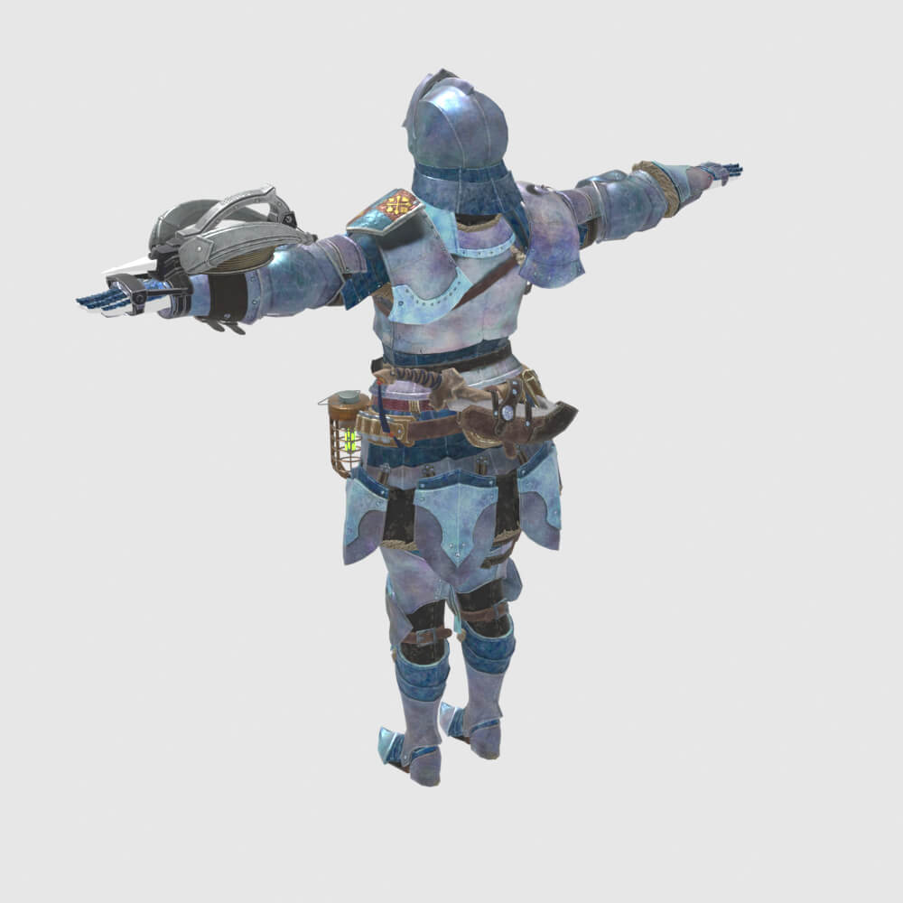 Alloy Armor Female - Monster Hunter World 3D Model