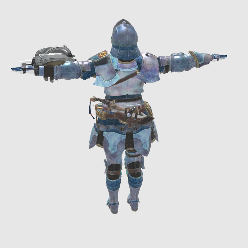 Alloy Armor Female - Monster Hunter World 3D Model