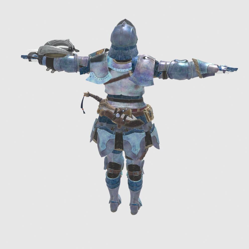Alloy Armor Female - Monster Hunter World 3D Model