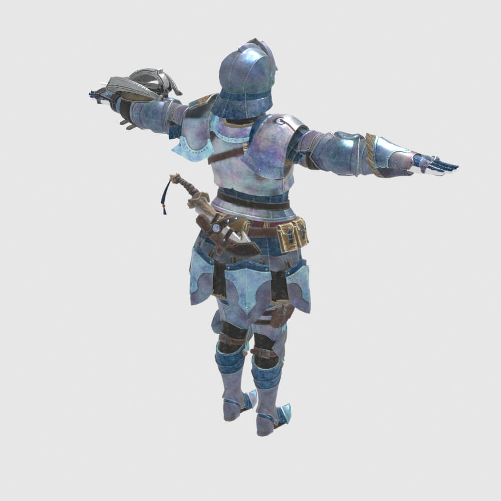 Alloy Armor Female - Monster Hunter World 3D Model