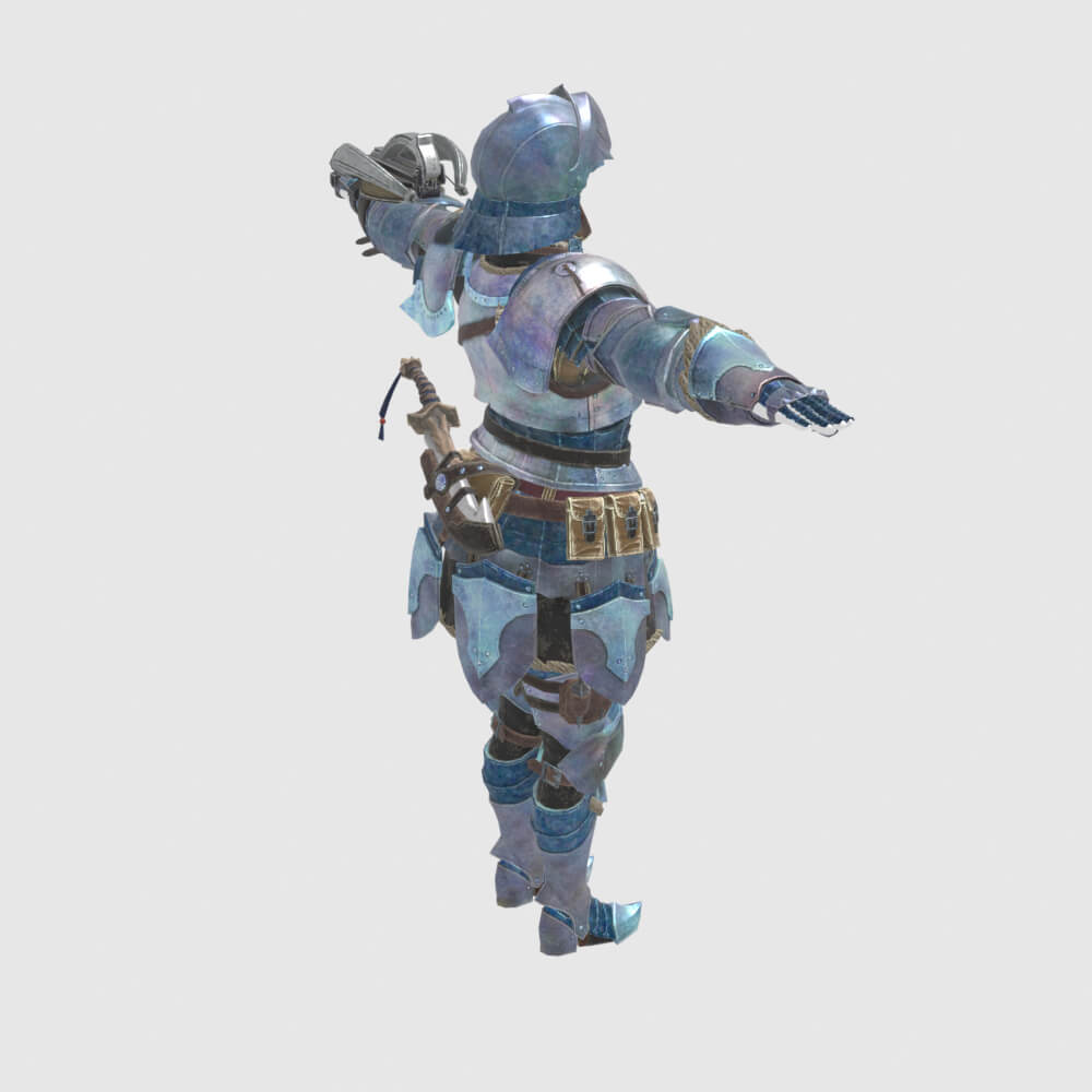 Alloy Armor Female - Monster Hunter World 3D Model