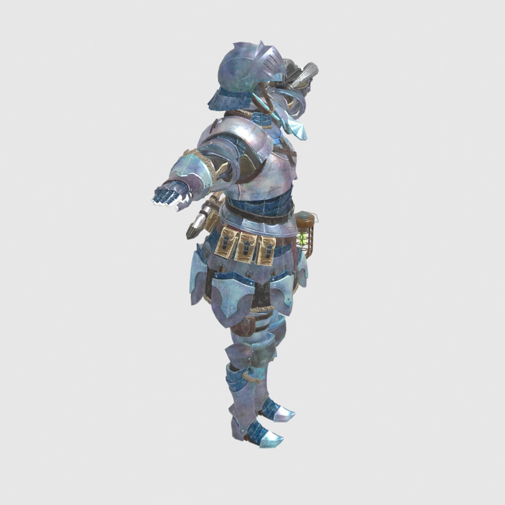 Alloy Armor Female - Monster Hunter World 3D Model