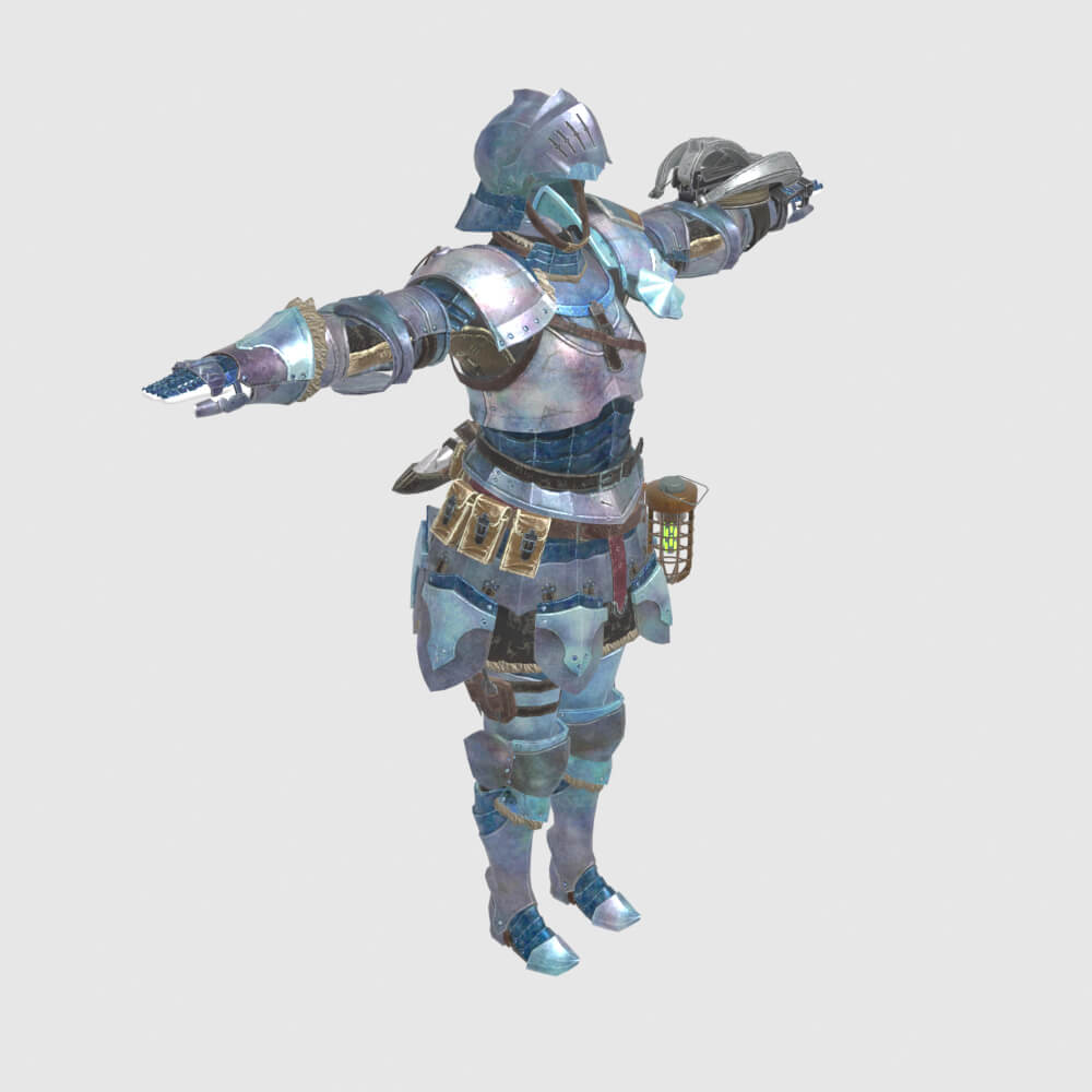 Alloy Armor Female - Monster Hunter World 3D Model