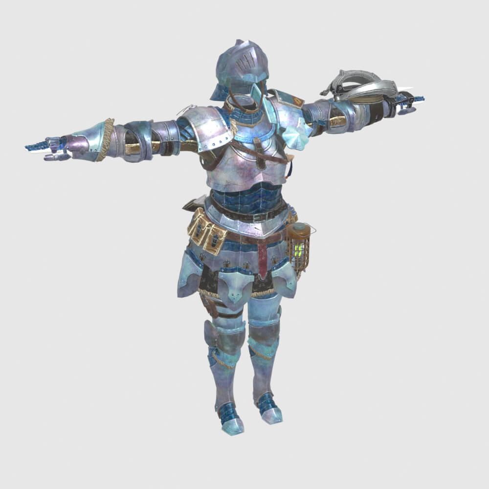 Alloy Armor Female - Monster Hunter World 3D Model