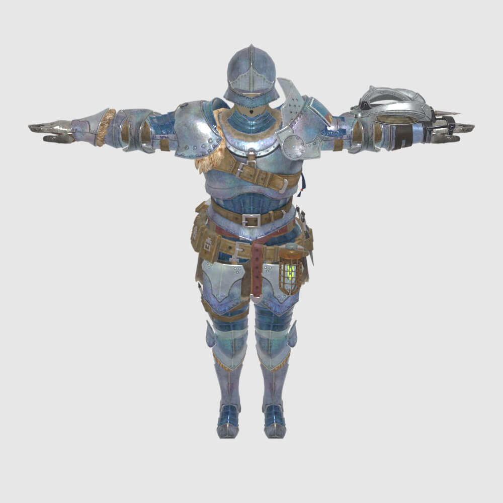 Alloy Armor Male - Monster Hunter World 3D Model