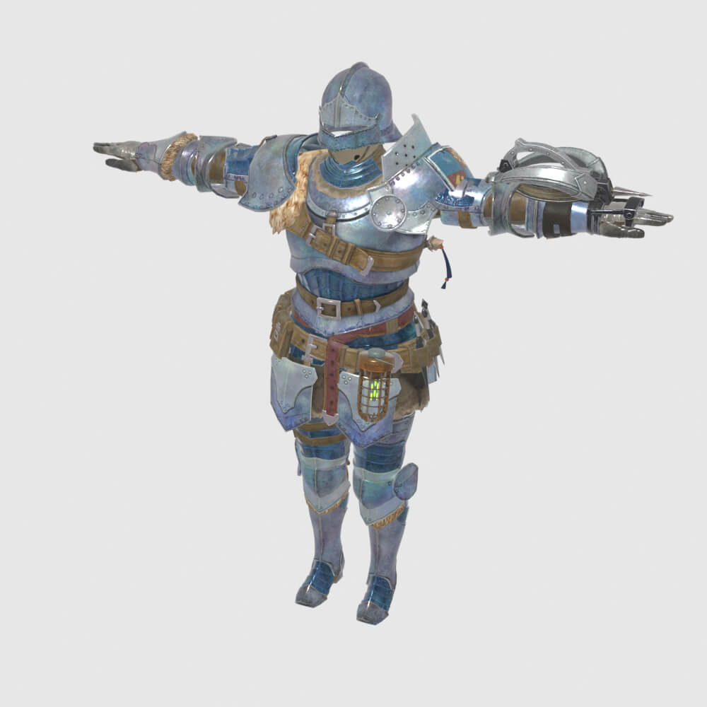 Alloy Armor Male - Monster Hunter World 3D Model