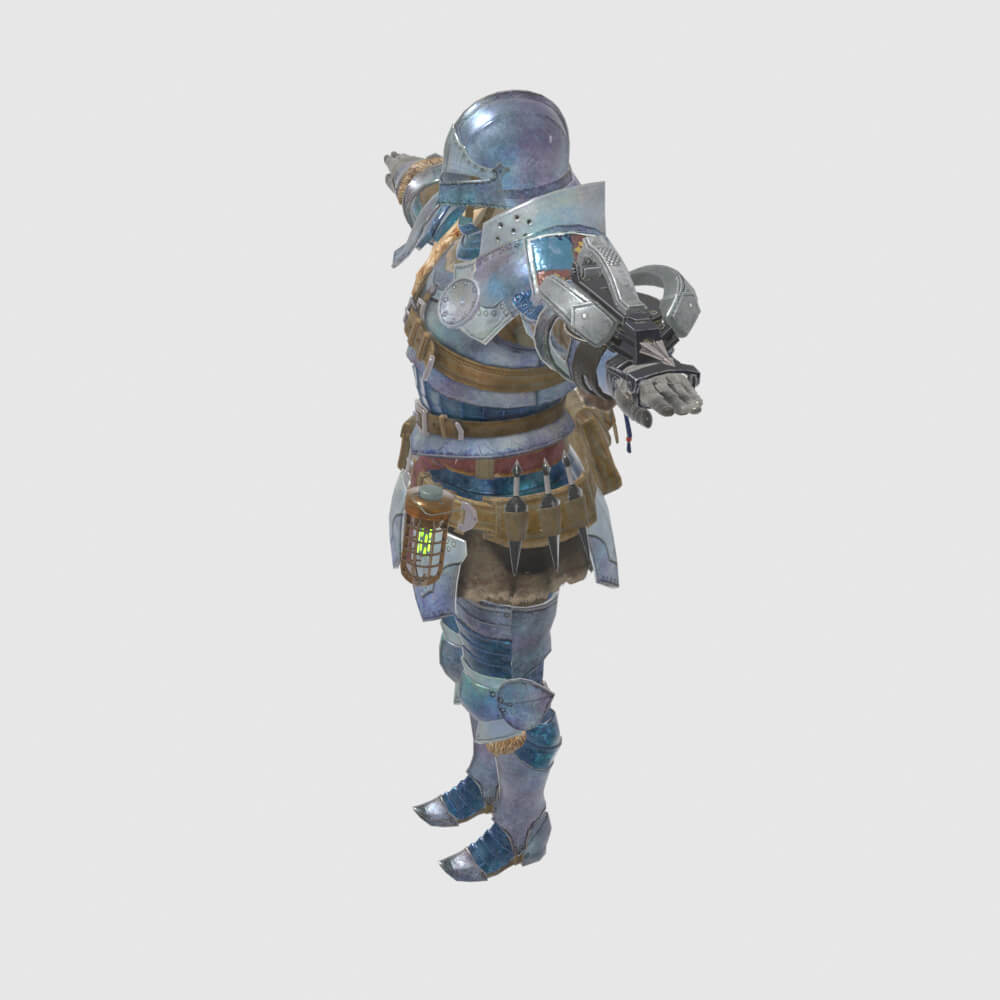 Alloy Armor Male - Monster Hunter World 3D Model