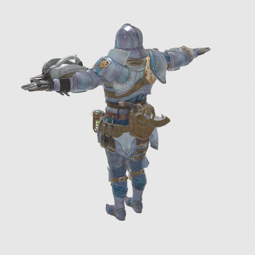Alloy Armor Male - Monster Hunter World 3D Model