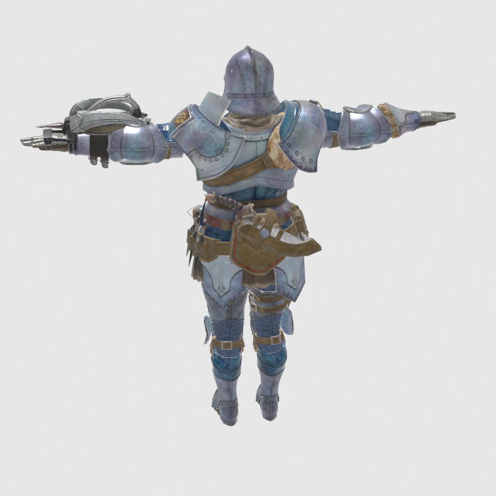 Alloy Armor Male - Monster Hunter World 3D Model