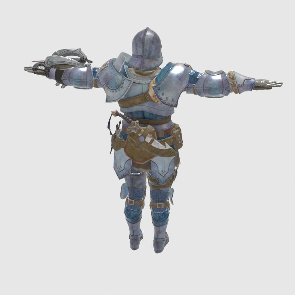 Alloy Armor Male - Monster Hunter World 3D Model