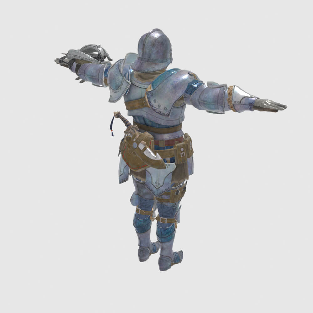 Alloy Armor Male - Monster Hunter World 3D Model