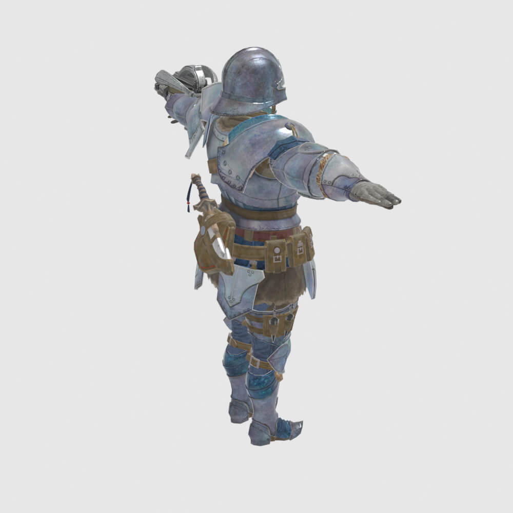 Alloy Armor Male - Monster Hunter World 3D Model