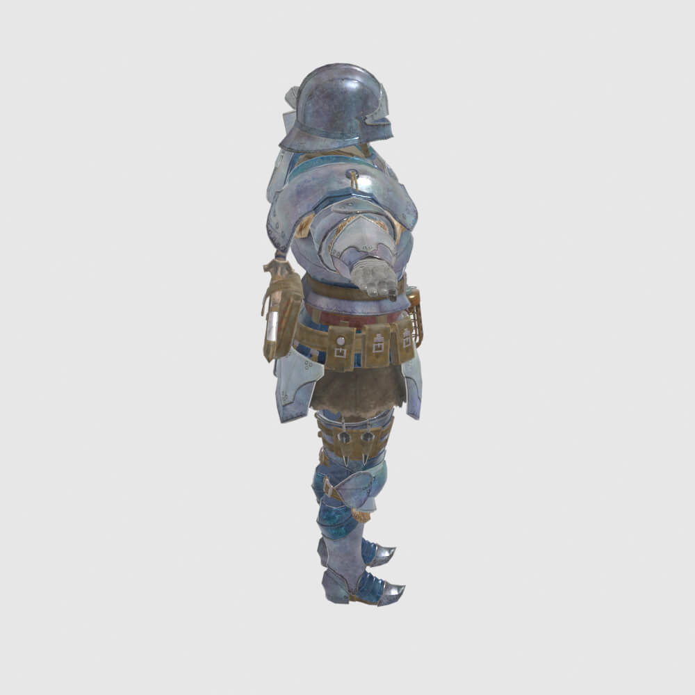 Alloy Armor Male - Monster Hunter World 3D Model