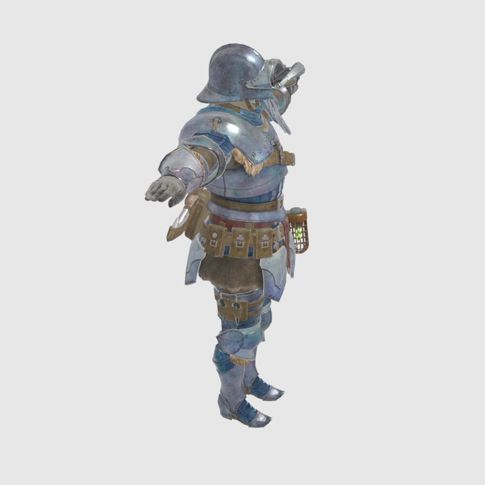 Alloy Armor Male - Monster Hunter World 3D Model