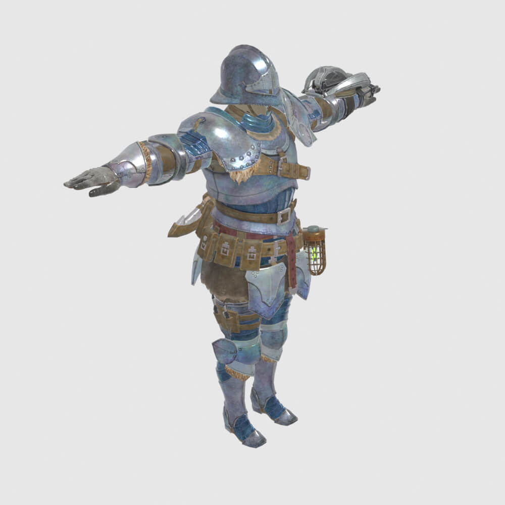 Alloy Armor Male - Monster Hunter World 3D Model