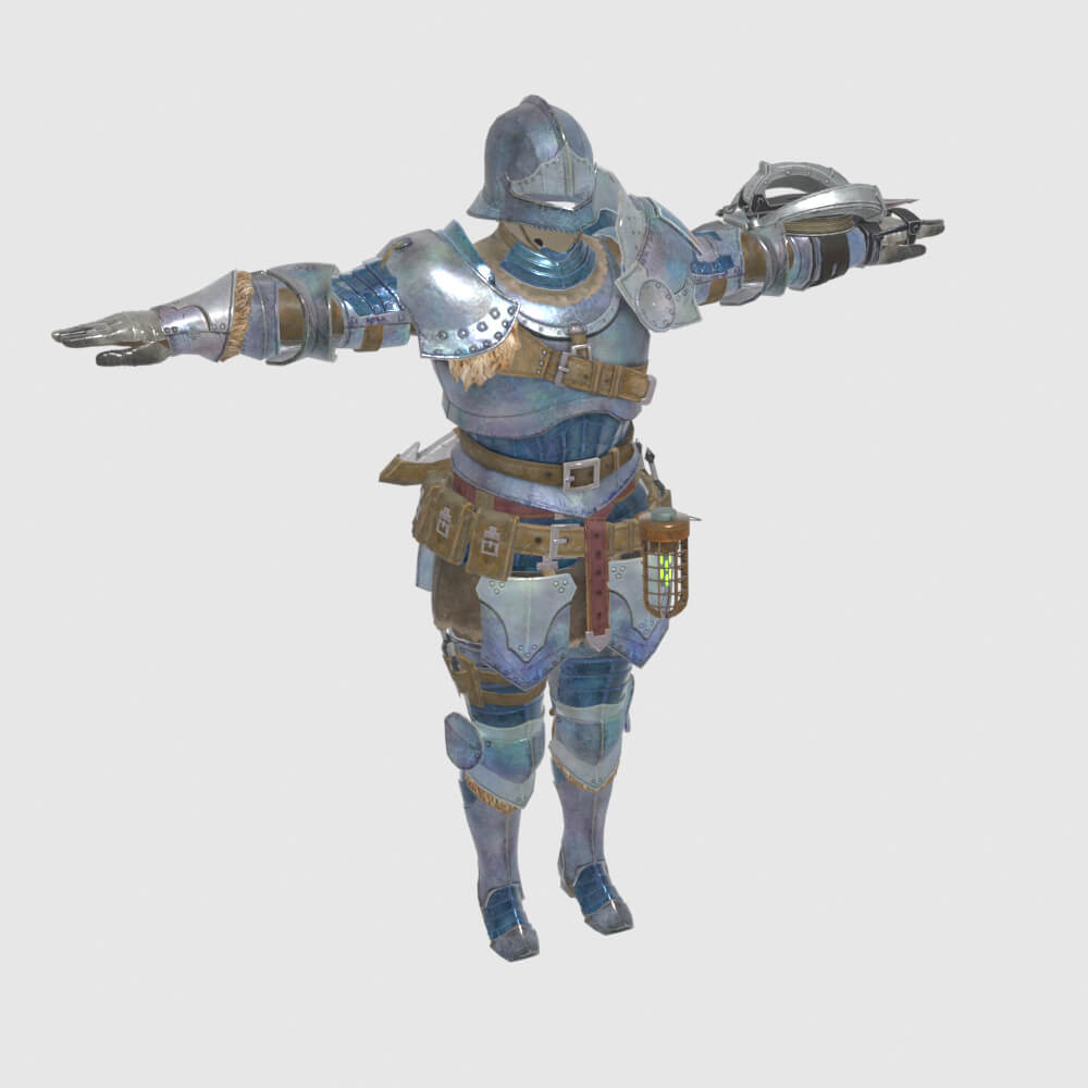 Alloy Armor Male - Monster Hunter World 3D Model