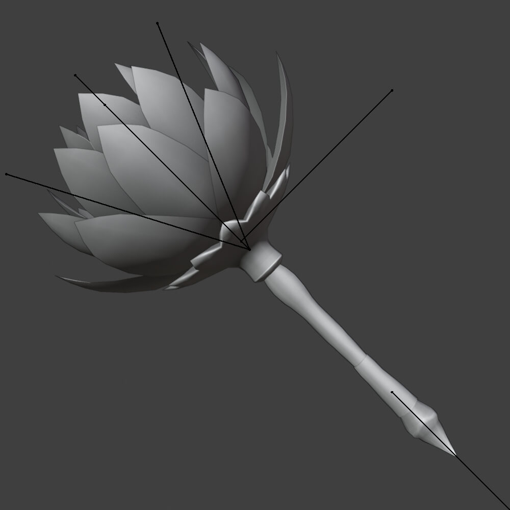 Aqua Florescence - Monster Hunter World 3D Model