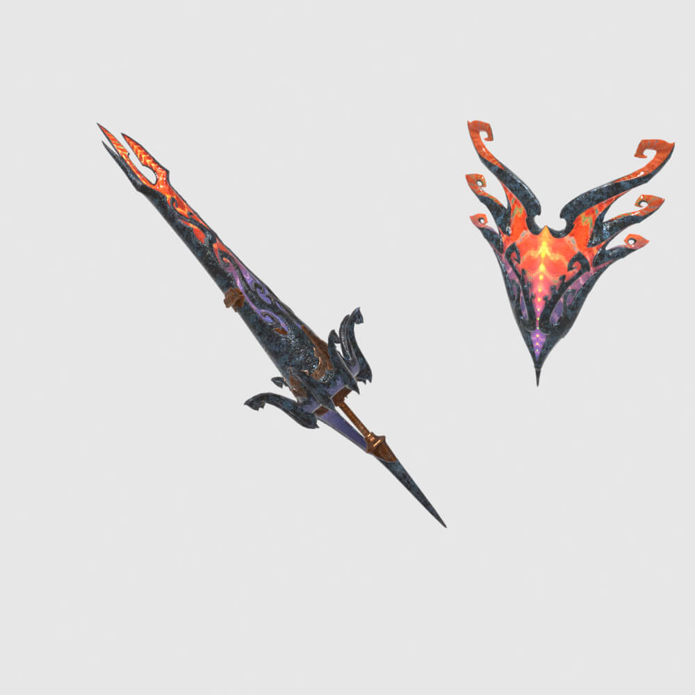 Black Ephyra - Monster Hunter World 3D Model