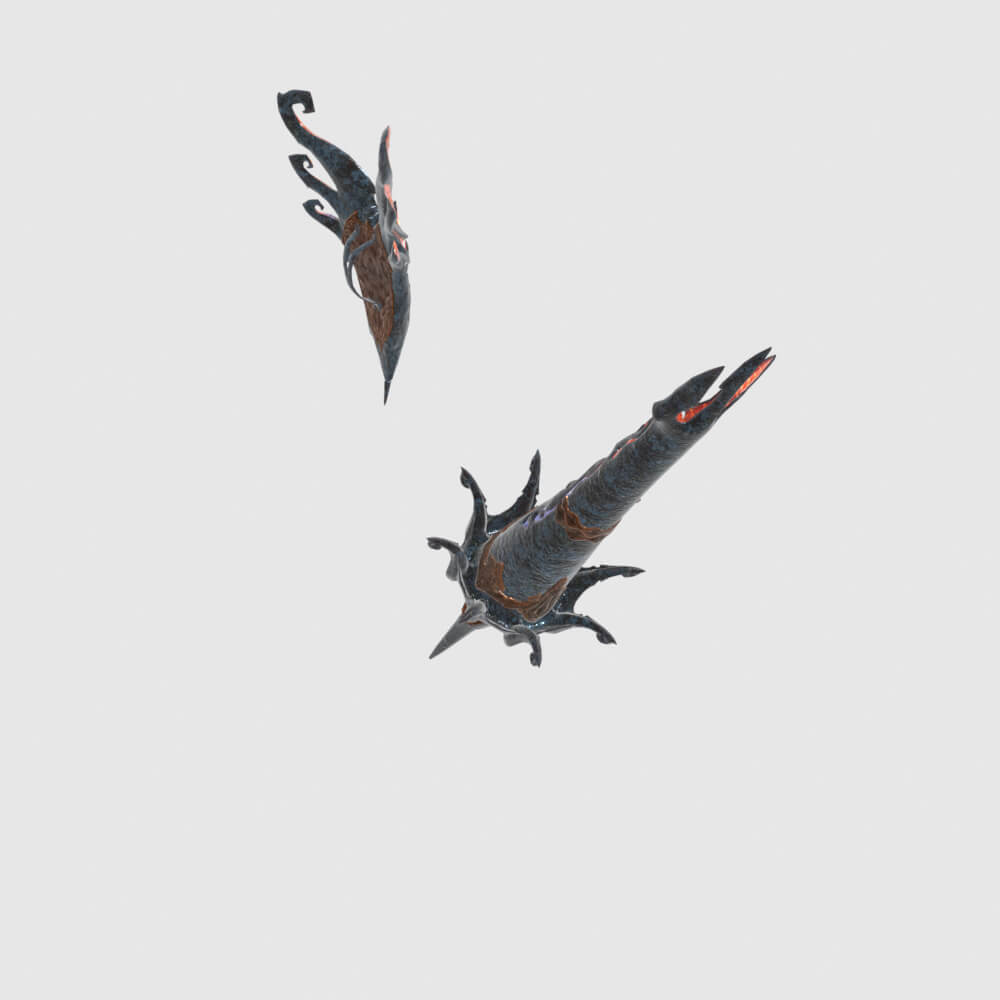 Black Ephyra - Monster Hunter World 3D Model