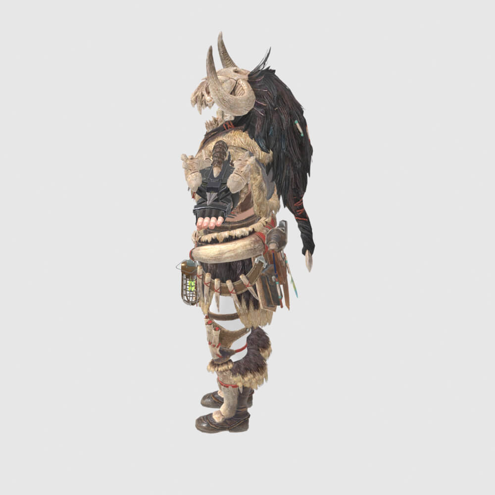 Bone Armor Male - Monster Hunter World 3D Model