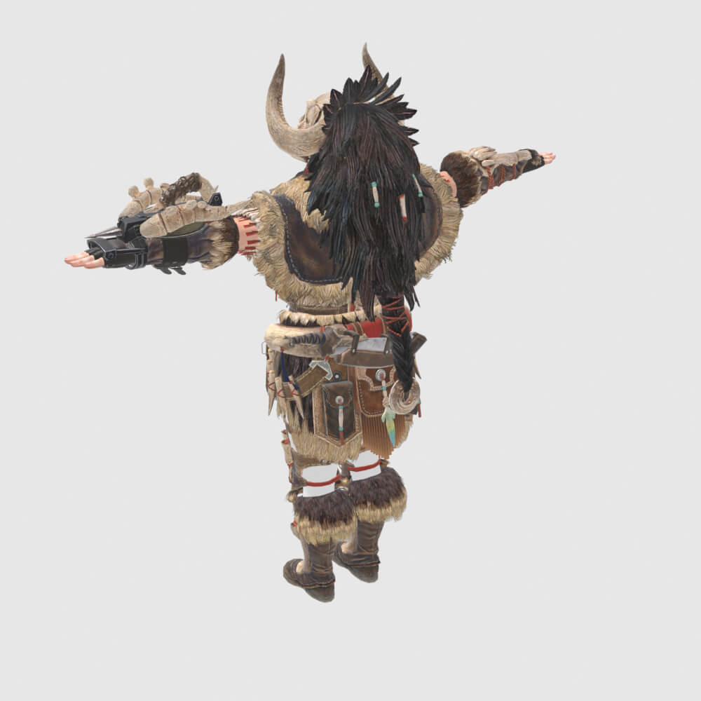 Bone Armor Male - Monster Hunter World 3D Model