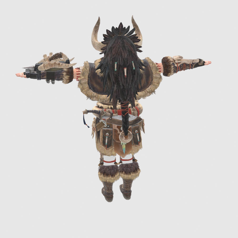 Bone Armor Male - Monster Hunter World 3D Model