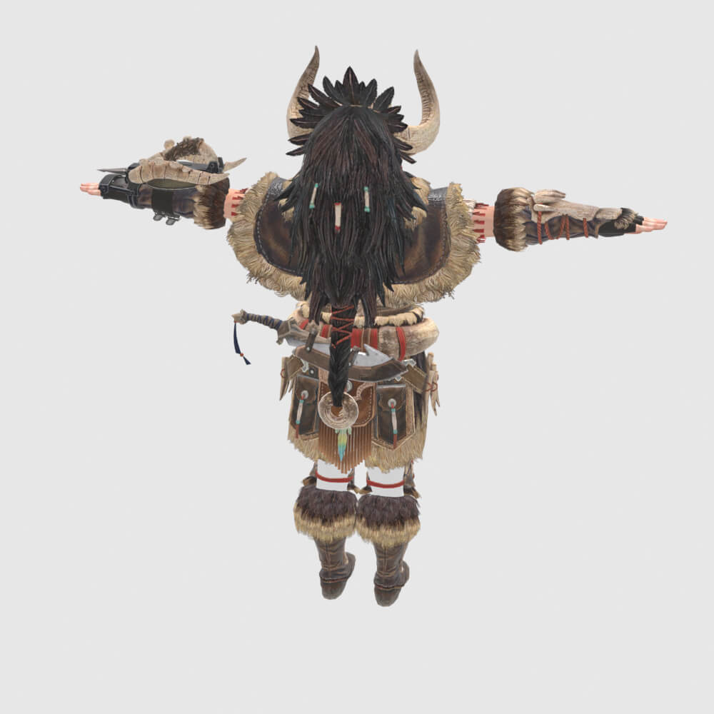 Bone Armor Male - Monster Hunter World 3D Model