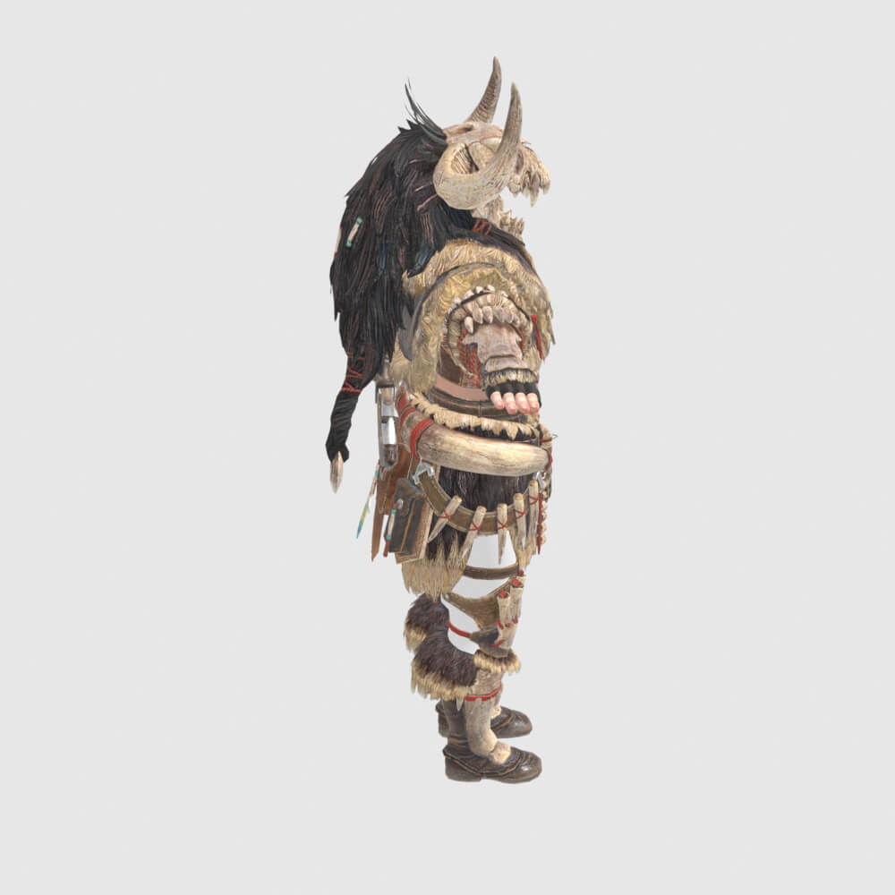 Bone Armor Male - Monster Hunter World 3D Model