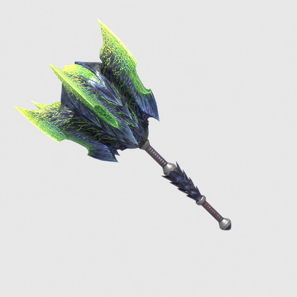 Brachy Tailhammer - Monster Hunter World 3D Model