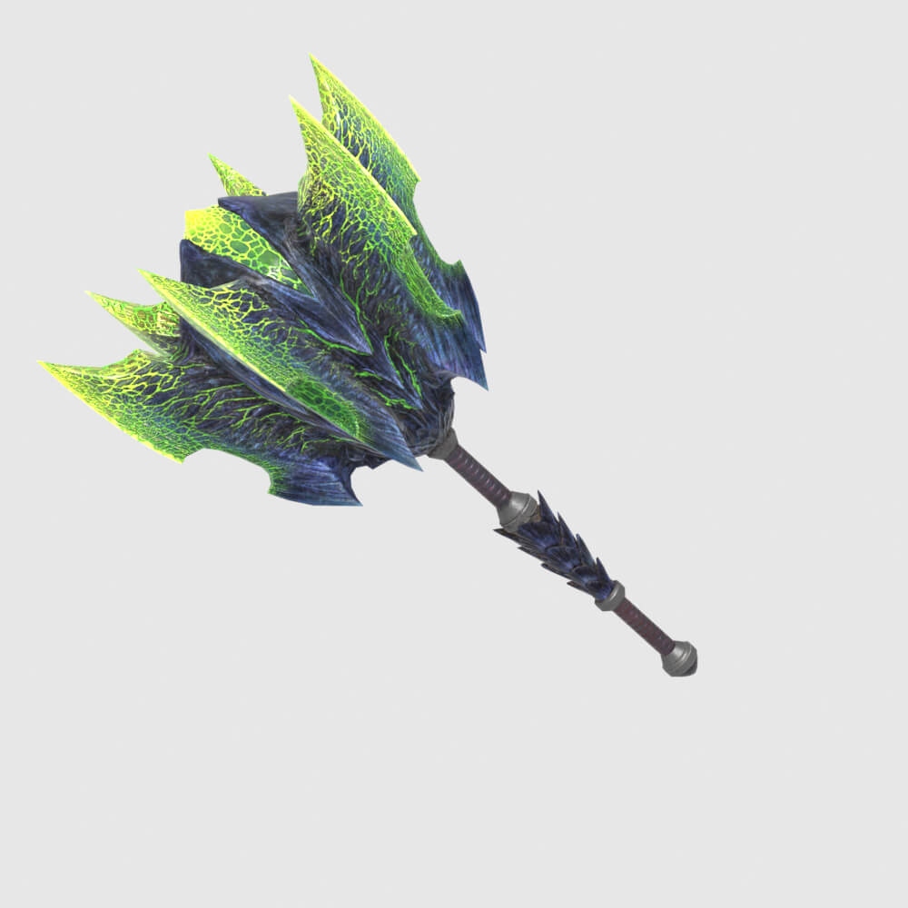 Brachy Tailhammer - Monster Hunter World 3D Model