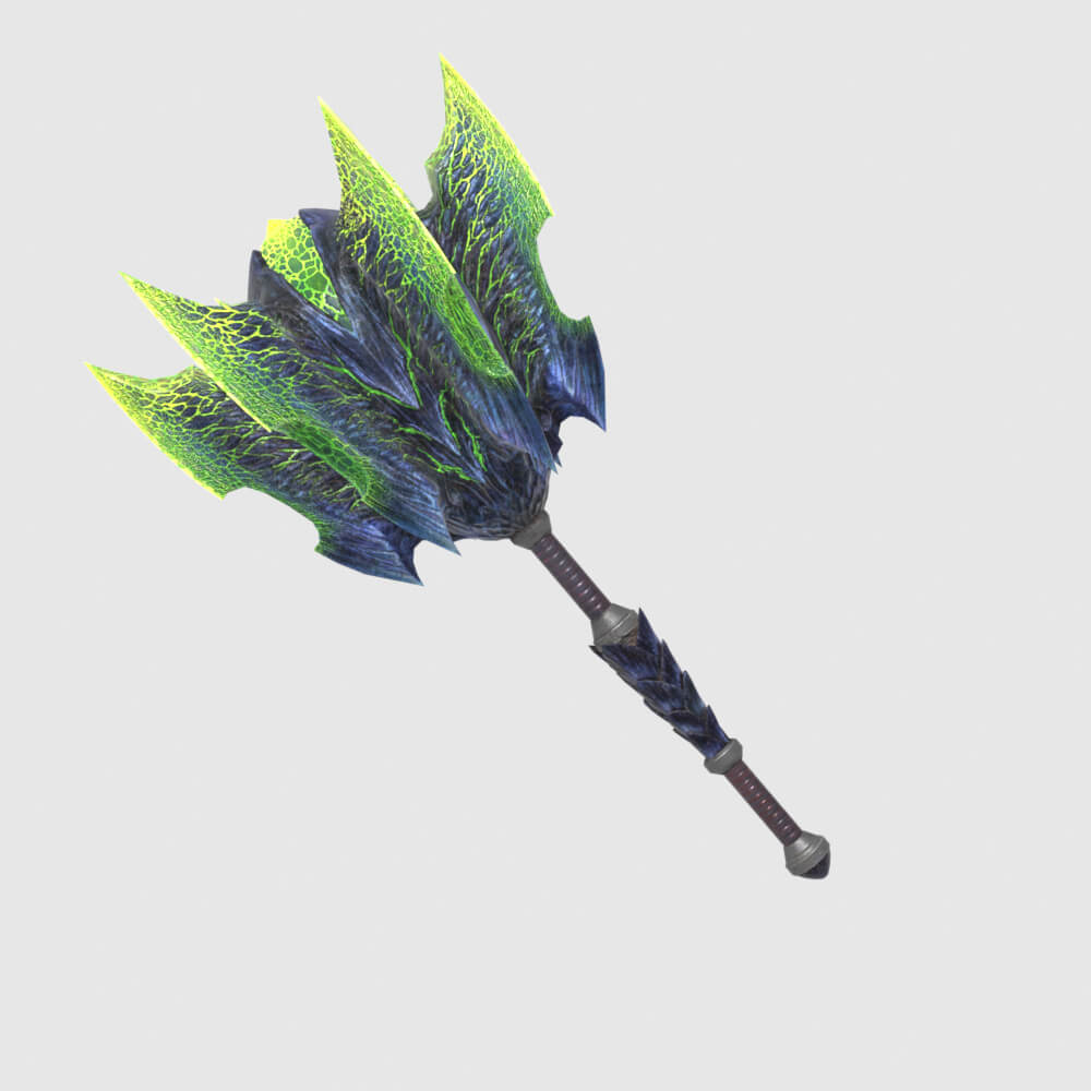 Brachy Tailhammer - Monster Hunter World 3D Model