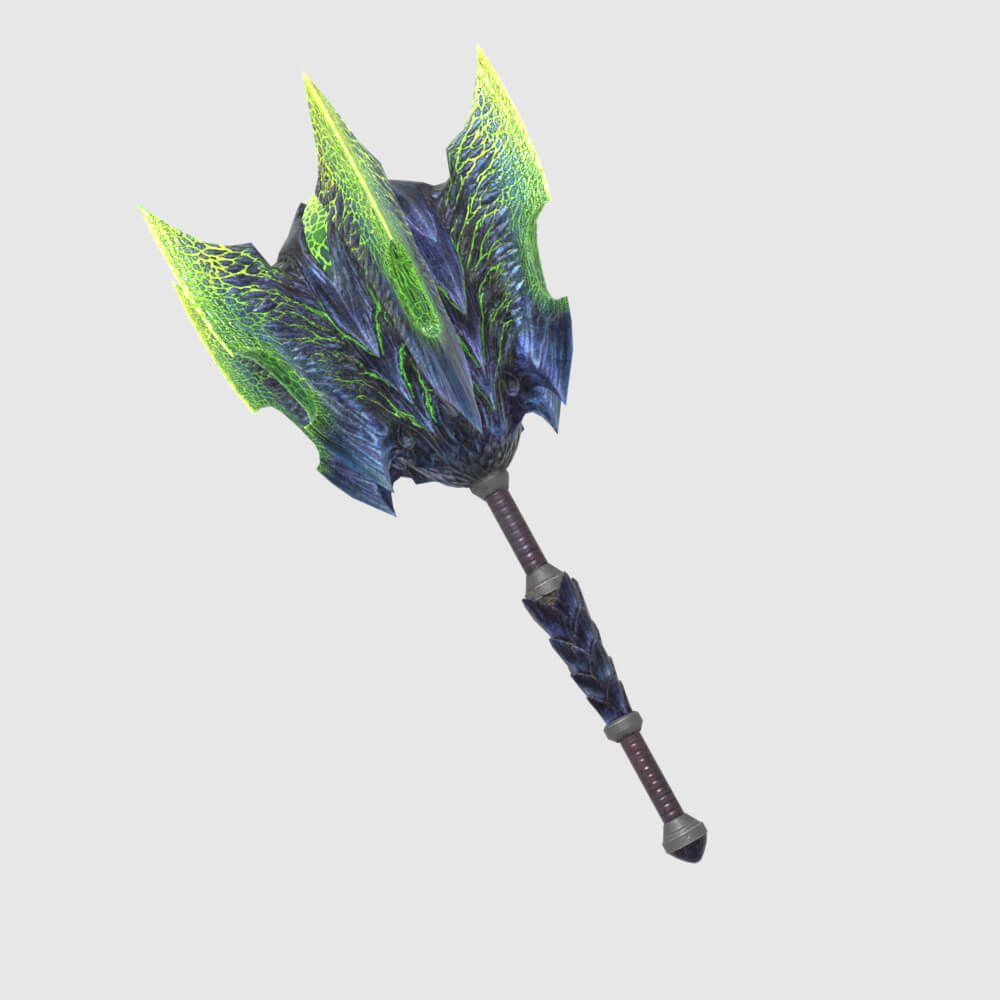 Brachy Tailhammer - Monster Hunter World 3D Model