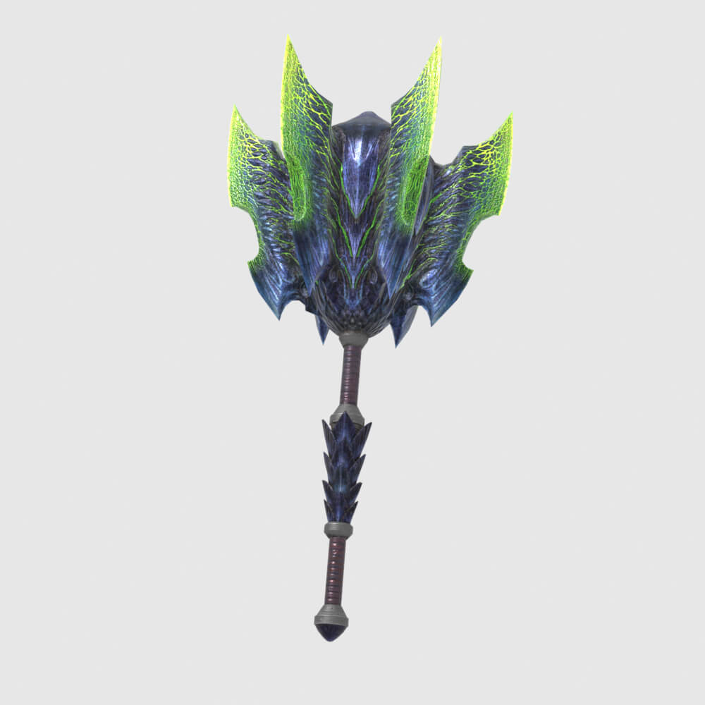Brachy Tailhammer - Monster Hunter World 3D Model