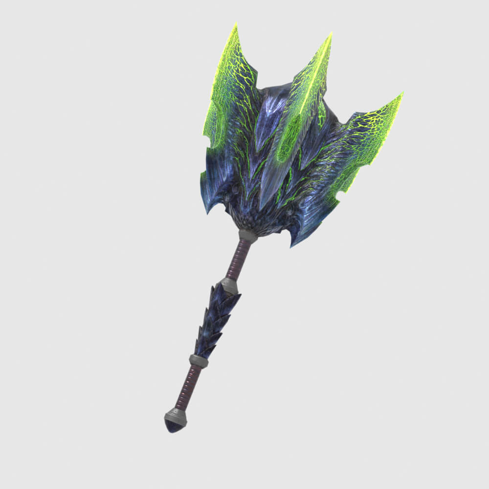 Brachy Tailhammer - Monster Hunter World 3D Model