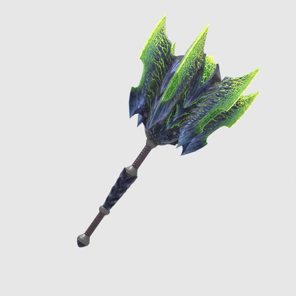 Brachy Tailhammer - Monster Hunter World 3D Model
