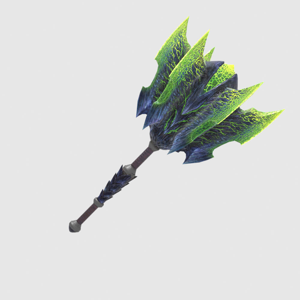 Brachy Tailhammer - Monster Hunter World 3D Model