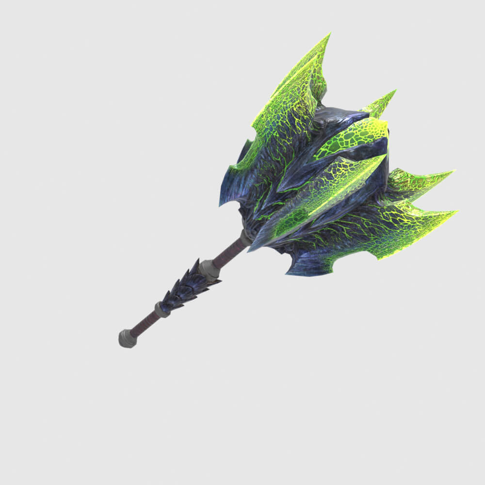Brachy Tailhammer - Monster Hunter World 3D Model
