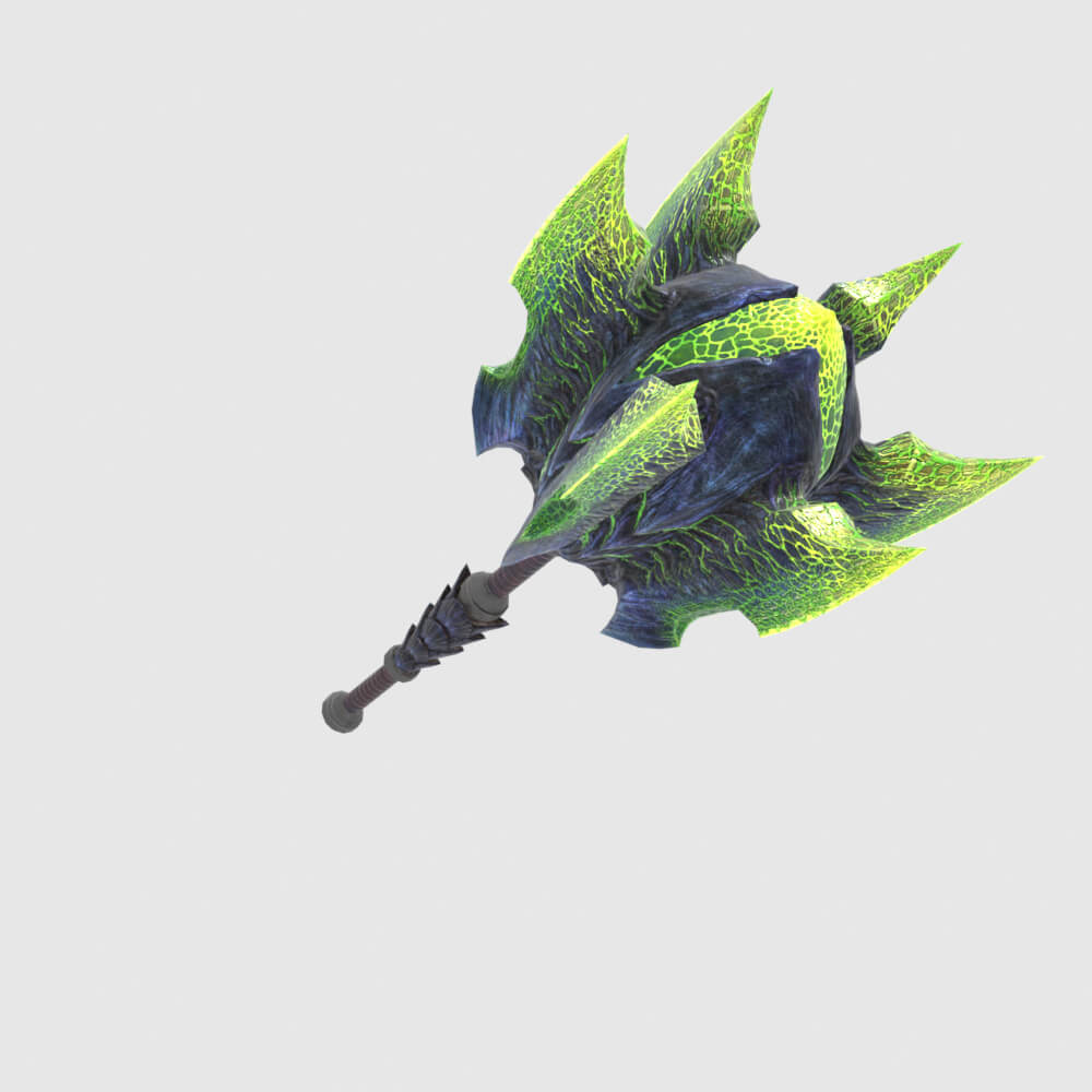 Brachy Tailhammer - Monster Hunter World 3D Model