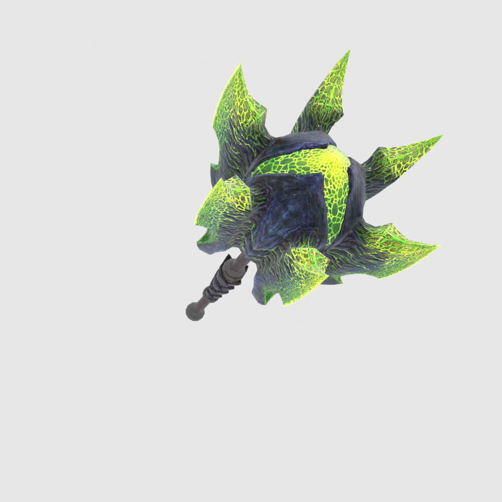 Brachy Tailhammer - Monster Hunter World 3D Model