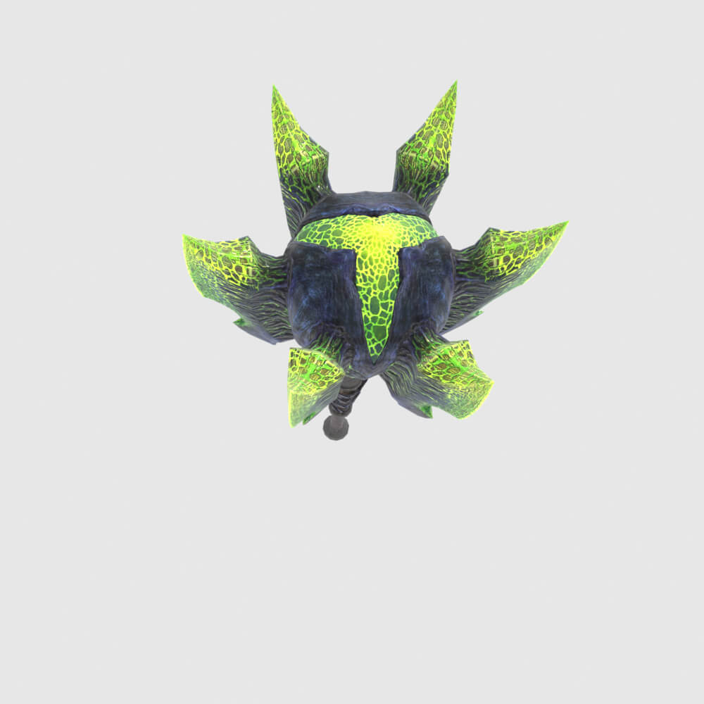 Brachy Tailhammer - Monster Hunter World 3D Model