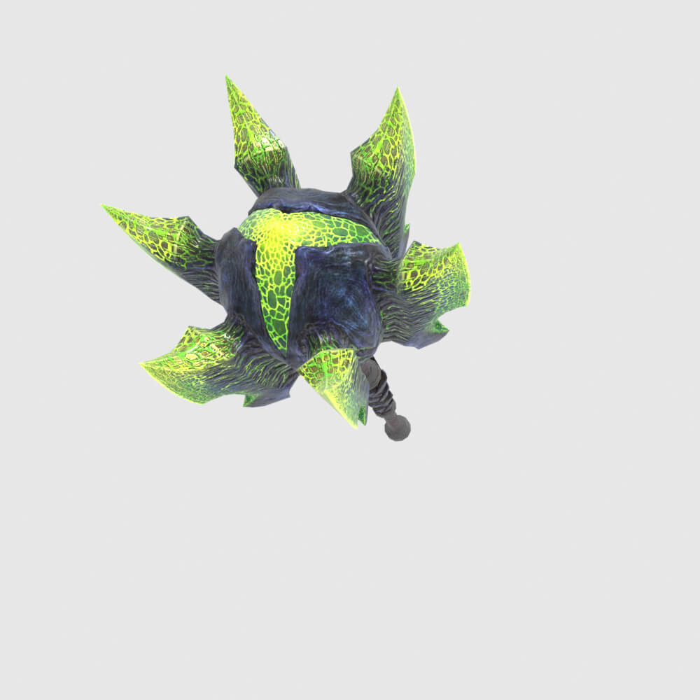 Brachy Tailhammer - Monster Hunter World 3D Model