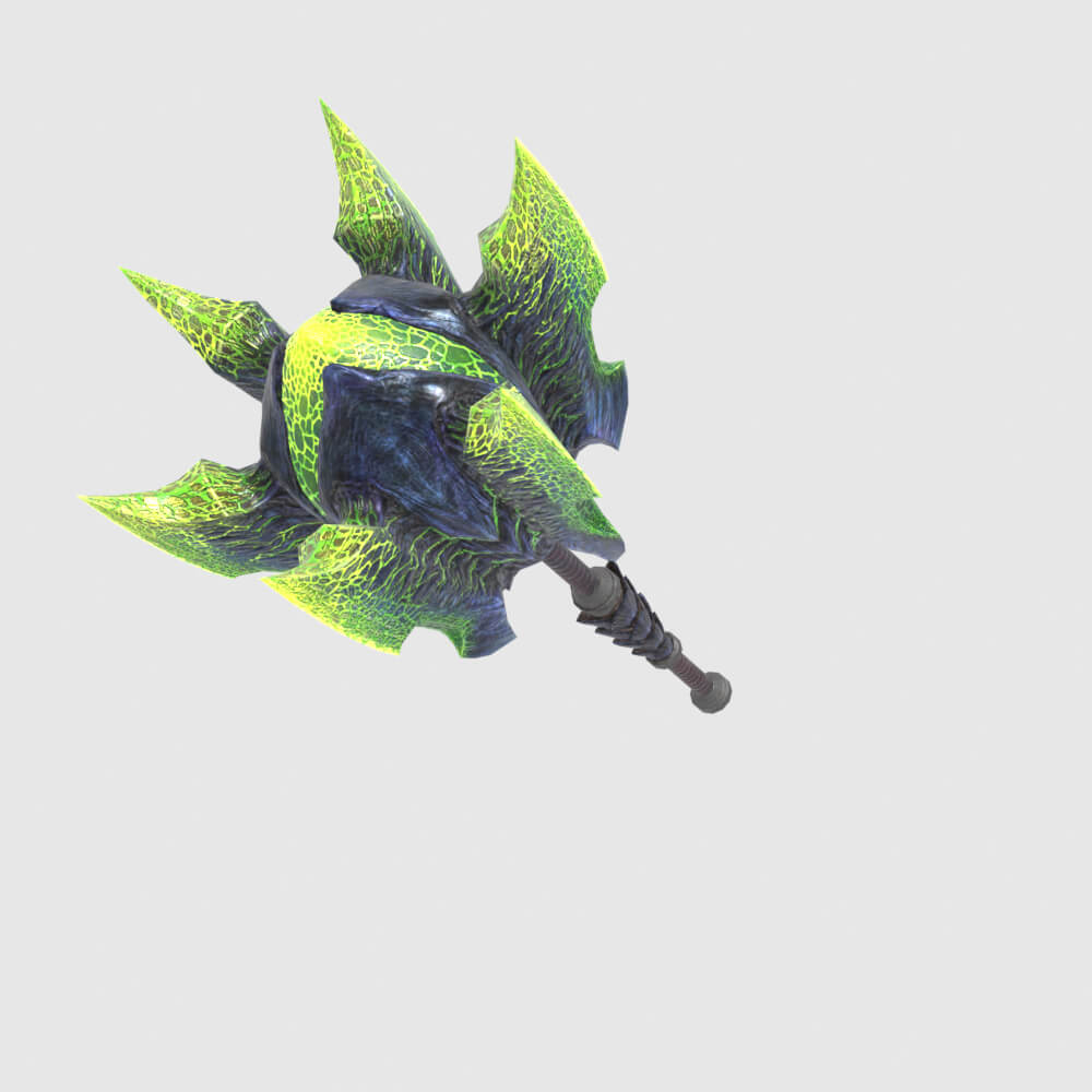 Brachy Tailhammer - Monster Hunter World 3D Model
