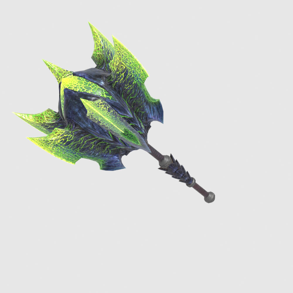 Brachy Tailhammer - Monster Hunter World 3D Model