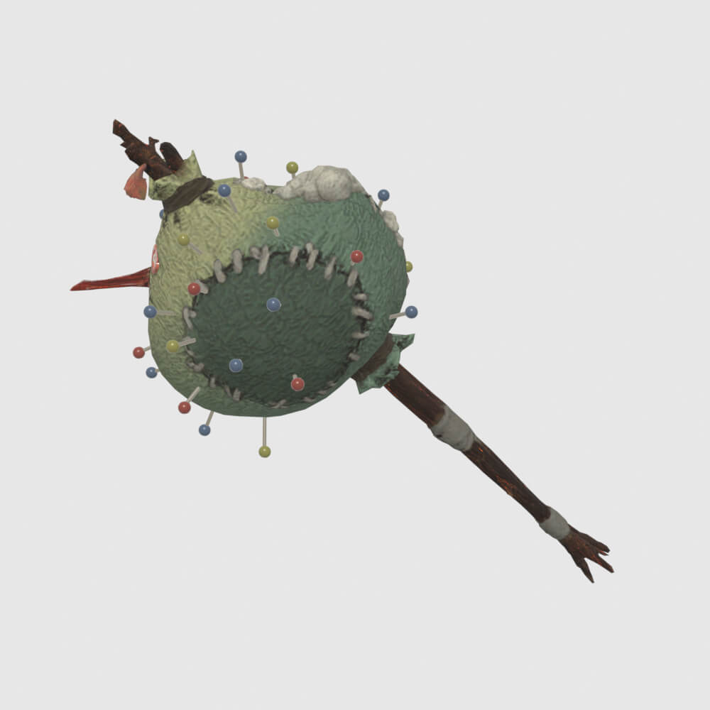Bristly Inferno - Monster Hunter World 3D Model