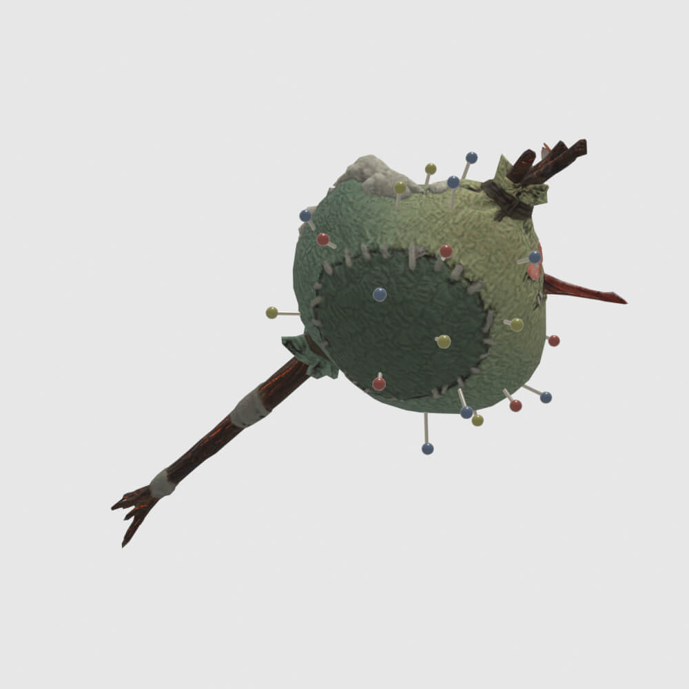 Bristly Inferno - Monster Hunter World 3D Model