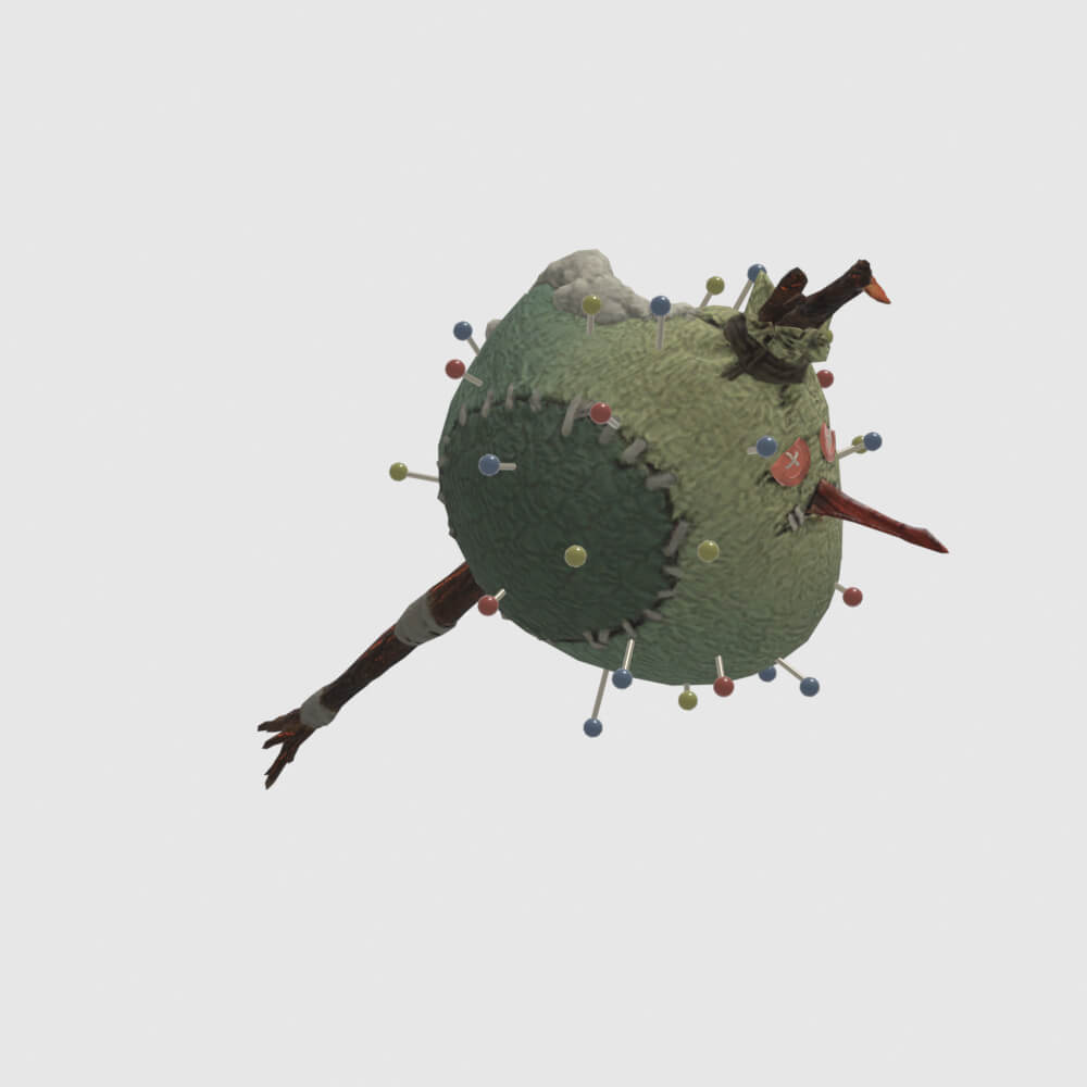 Bristly Inferno - Monster Hunter World 3D Model