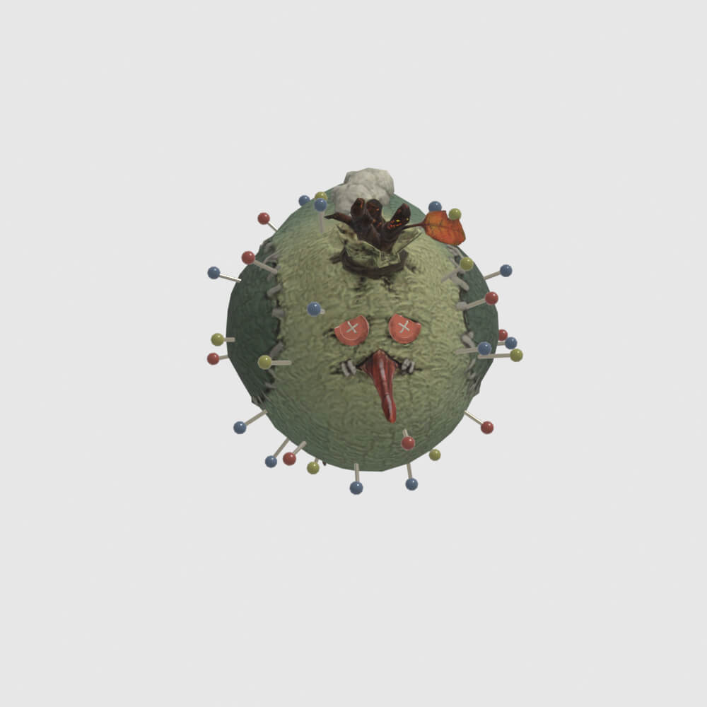 Bristly Inferno - Monster Hunter World 3D Model