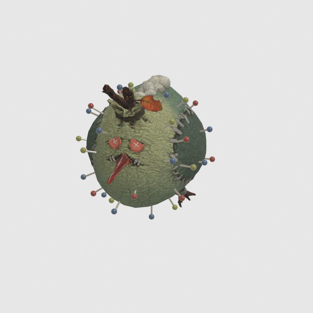 Bristly Inferno - Monster Hunter World 3D Model