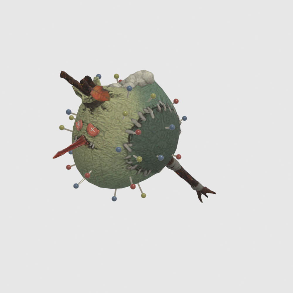 Bristly Inferno - Monster Hunter World 3D Model